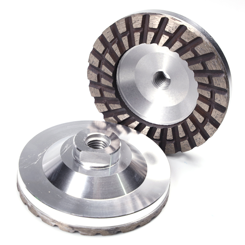 Aluminum Body Turbo Diamond Cup Wheel for Granite