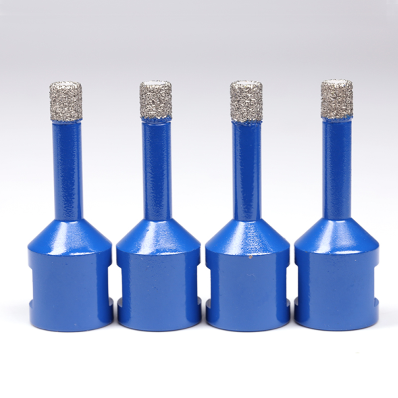 Vacuum Brazed Diamond Core Drill Bit with Wax for Porcelain Tiles