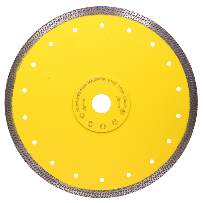 250mm X mesh Diamond Saw Blade Porcelain Diamond circular Blade Dekton Cutting Blade